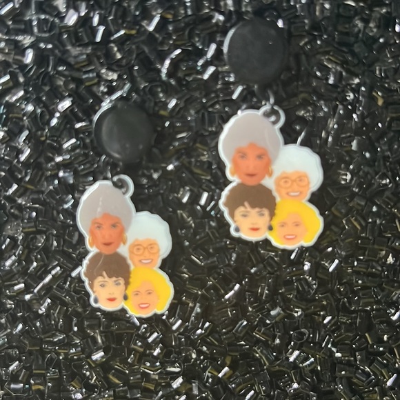 Golden Girls Drop Earrings - Picture 6 of 17